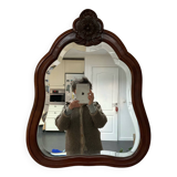 Rococo mahogany mirror
