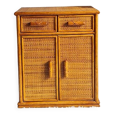 Vintage rattan sideboard