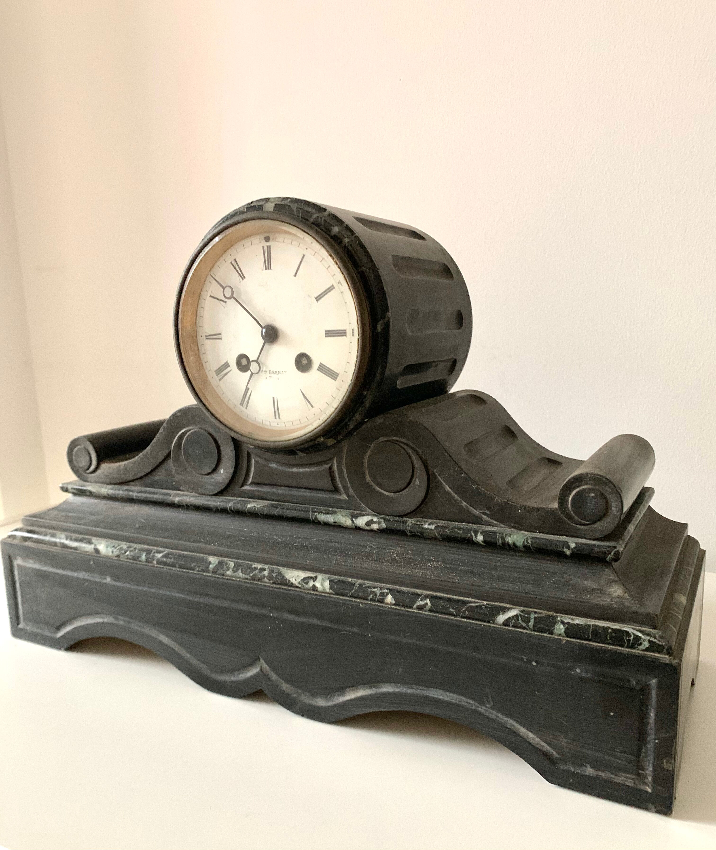 Marble clock