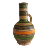 Vase en céramique large Bitossi par Aldo Londi, design moderne du milieu du siècle, années 1960.