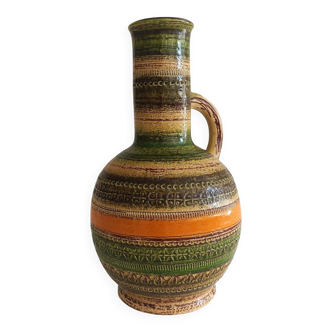 Bitossi Large Ceramic Vase by Aldo Londi, Mid-Century Modern, 1960s