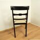 Armchair by G.T. Rackstraw, mahogany stained black, vintage from England