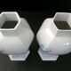 Paire de vases vintage 1960 porcelaine de Limoges