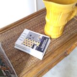 Vintage rattan shelf