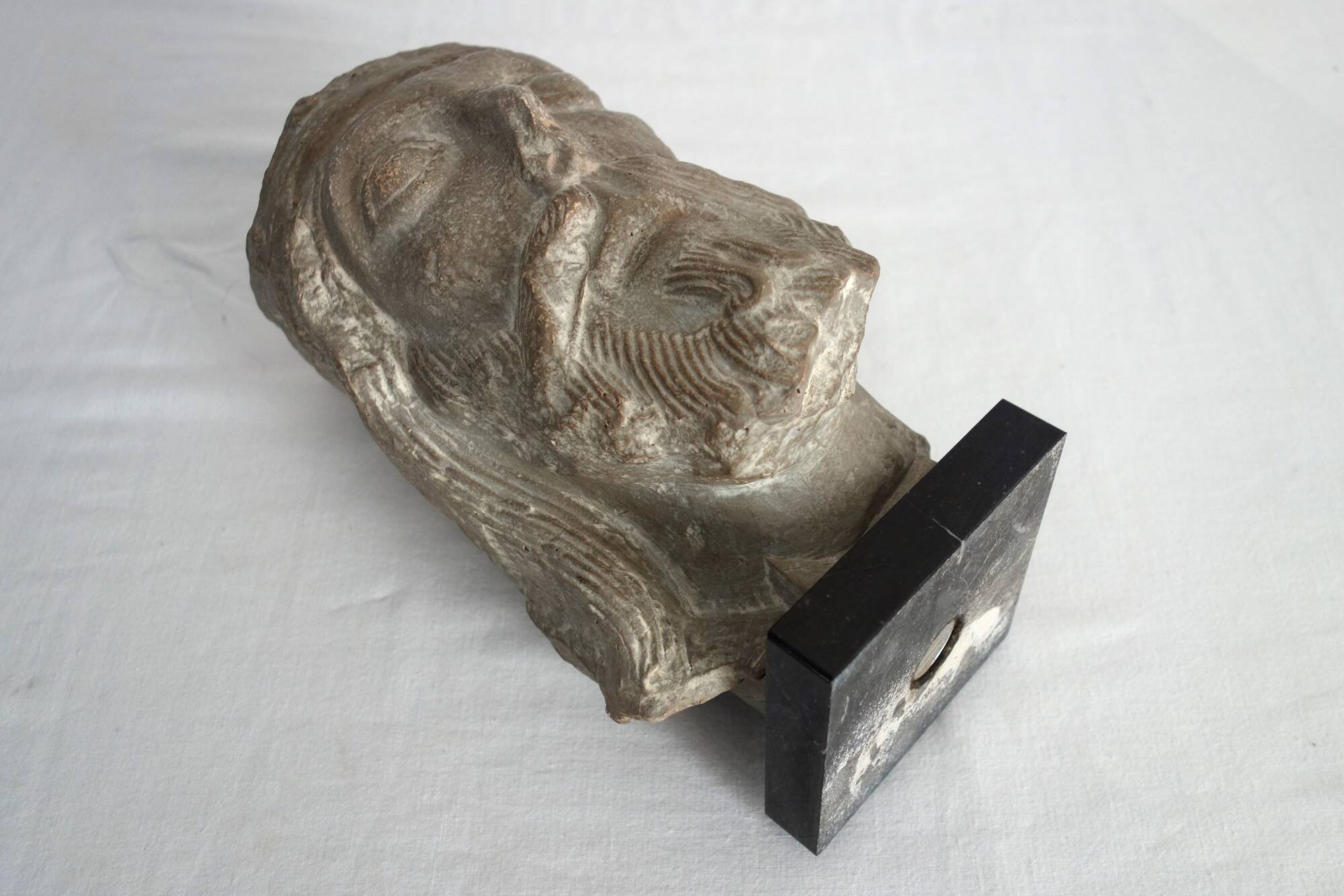 Tête Assyrienne Musée du Louvre Vers 1950