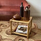 Rattan sofa end