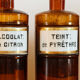 Set of 6 apothecary bottles, early twentieth century