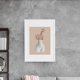Illustration "buste en fleur" par noums atelier