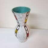West Germany modernist ceramic vase height 25cm