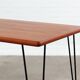 Table de salle à manger en teck vintage Mid Century Design 60's 70's hairpins