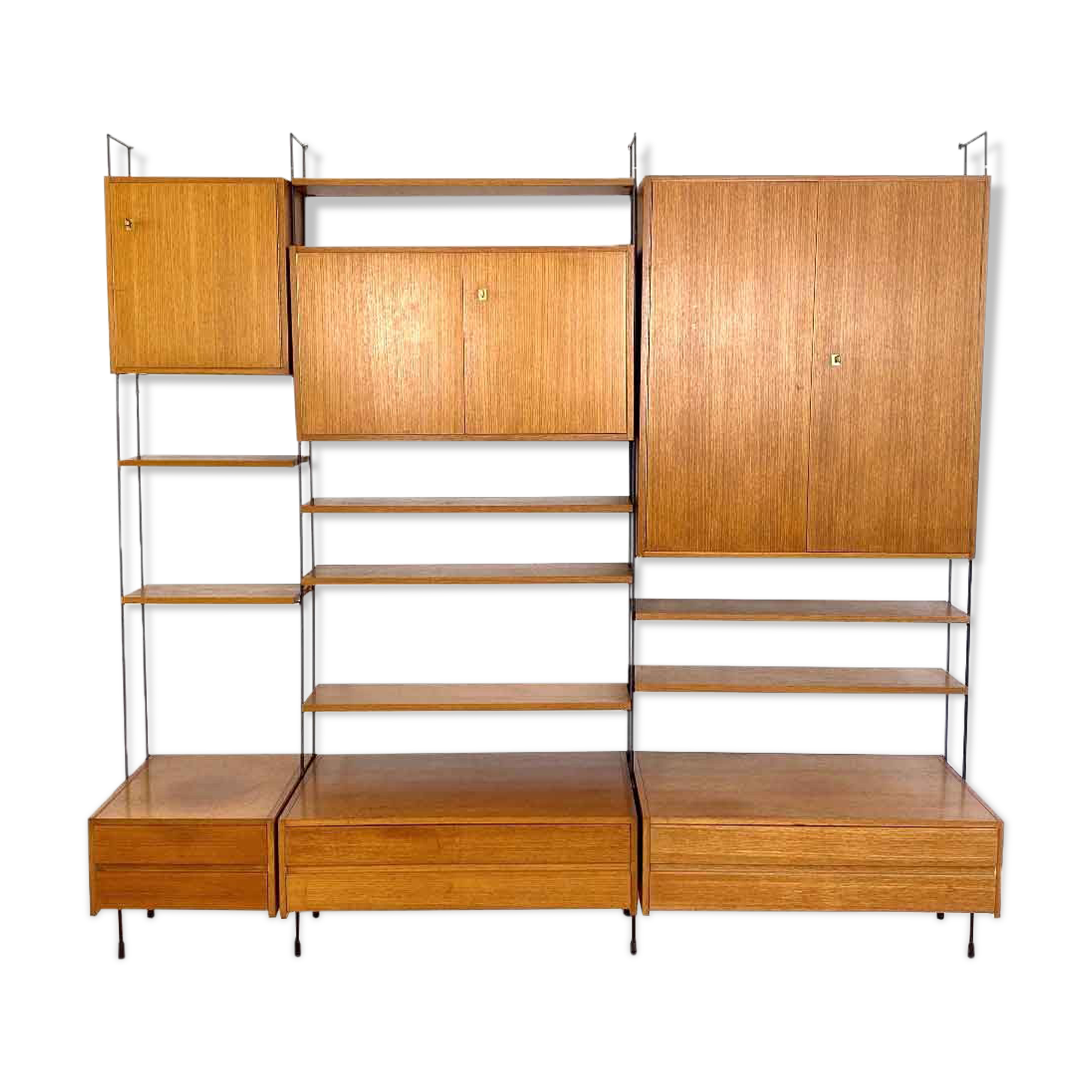 Vintage omnia wall unit by ernst dieter hilker, 1960s