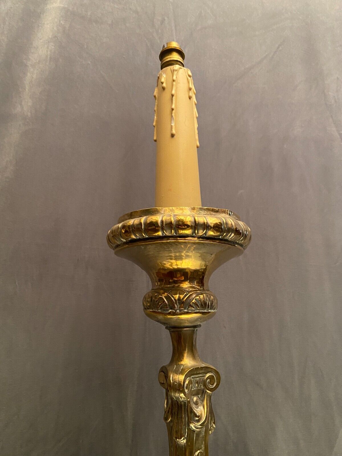 Period picnic Regency brass mounted with electricity