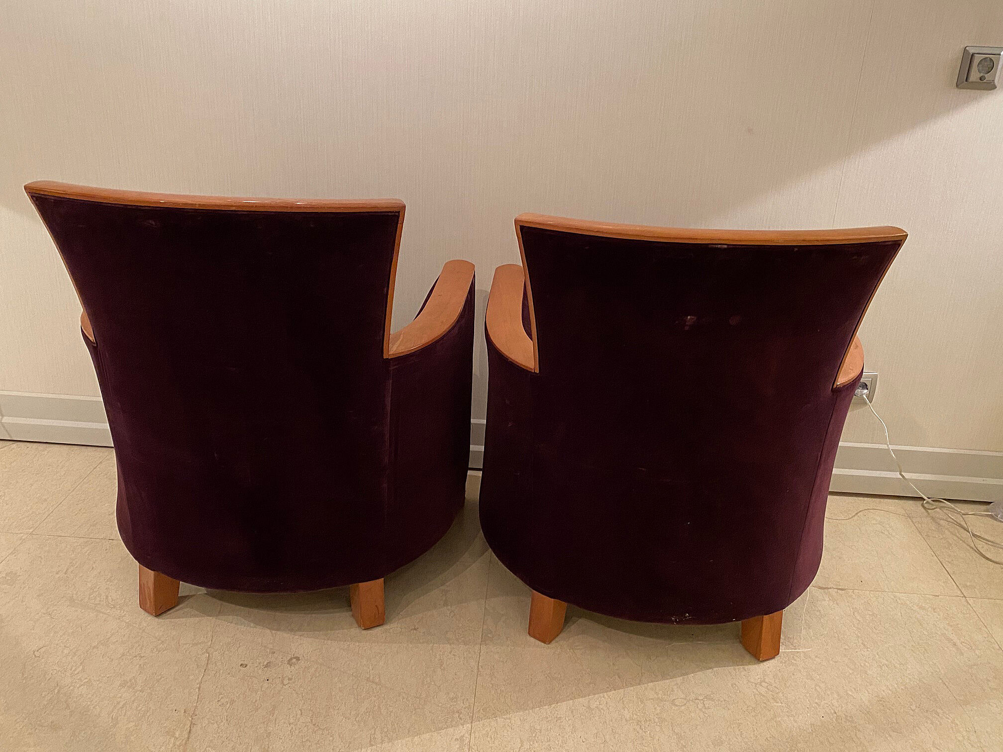 Pair of Armchairs by Rosello Paris
