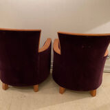 Pair of Armchairs by Rosello Paris