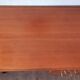 vintage desk with wooden storage drawers