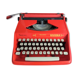Remington Sperry Rand Pure Orange Vintage Typewriter