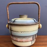 Art deco ceramic candy or cookie jar