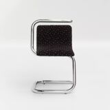 Anonimo set of 6 Italian chrome "S" chairs 1970s