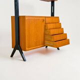 Vintage Scandinavian library Roxen Möbel IKEA in teak Sweden 1960