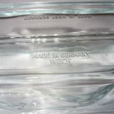 Weck glass slab vase from the 70s