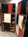 Paire de meubles de rangement 1960 recouverts de melamine chromatique 1960