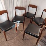 5 Scandinavian/Danish style chairs