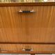 Buffet enfilade scandinave bois massif et palissandre  laquée 220cm 1960