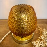 Vintage globe-oiled diamond tip lamp.