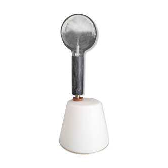 Lampe design socle verre