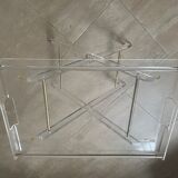 Small side table in Plexiglas 1970