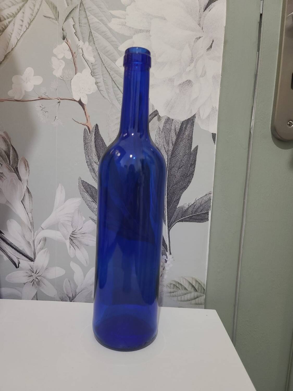 Cobalt Blue Glass Bottle