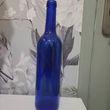 Bouteille en verre bleu Cobalt