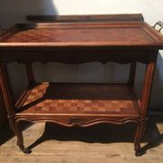 Louis XV style rolling dessert trolley