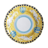 Assiette Pasta hippocampe jaune