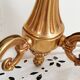 2-light brass wall light, vintage, Louis XVI style