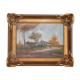 Oil painting on canvas signed