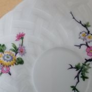 Bernardaud coffee service Limoges birds flowers