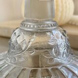 Bougeoir en verre de Portieux