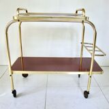 Vintage dessert with serving tray