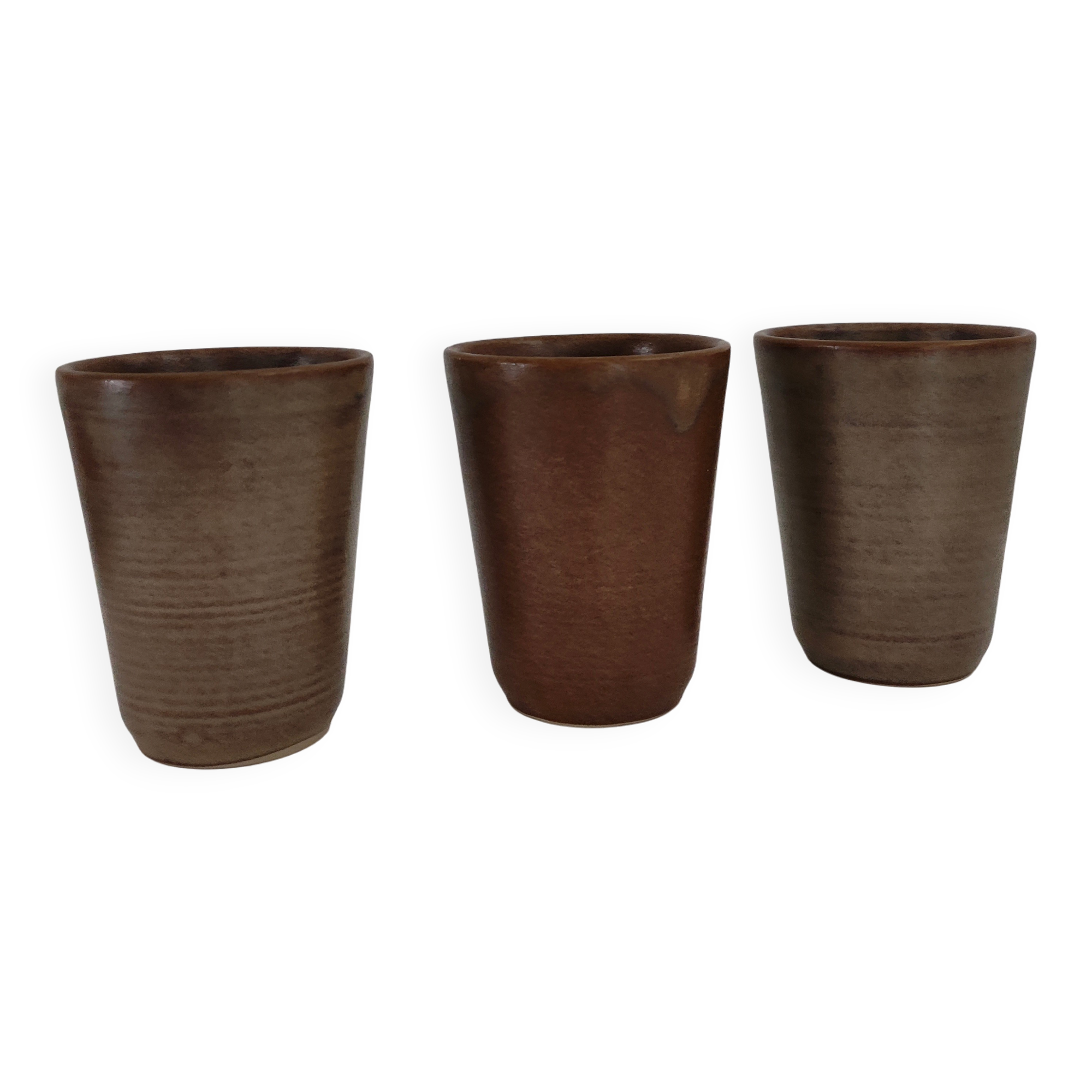 Set of 3 stoneware mugs Digoin - Made in France