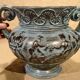 Large U-Keramik ceramic pot cover vase with antique decoration 4.610 kg