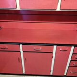 Red formica furniture