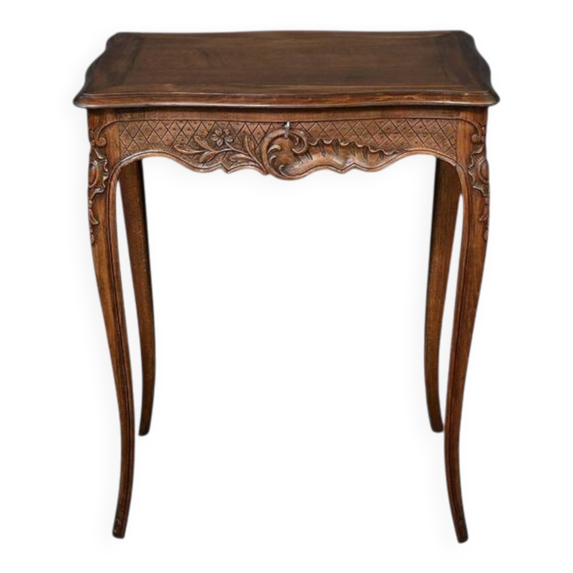 Solid beechwood workbench, Louis XV style – Early 20th century
