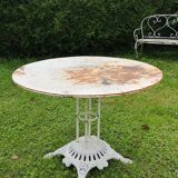 Garden table Napoleon 3 III XIX vintage loft