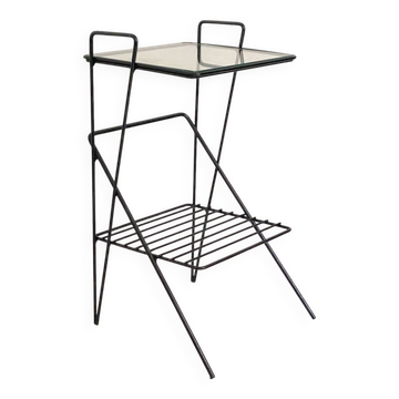 Table d'appoint bout de canapé vintage 60's