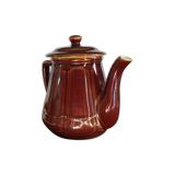 Vintage tea maker in old-fashioned country house-style earthenware