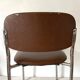 Chaise vintage en chrome et skaï