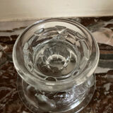 Pair of fruit-shaped glass candlesticks