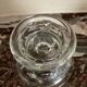 Pair of fruit-shaped glass candlesticks