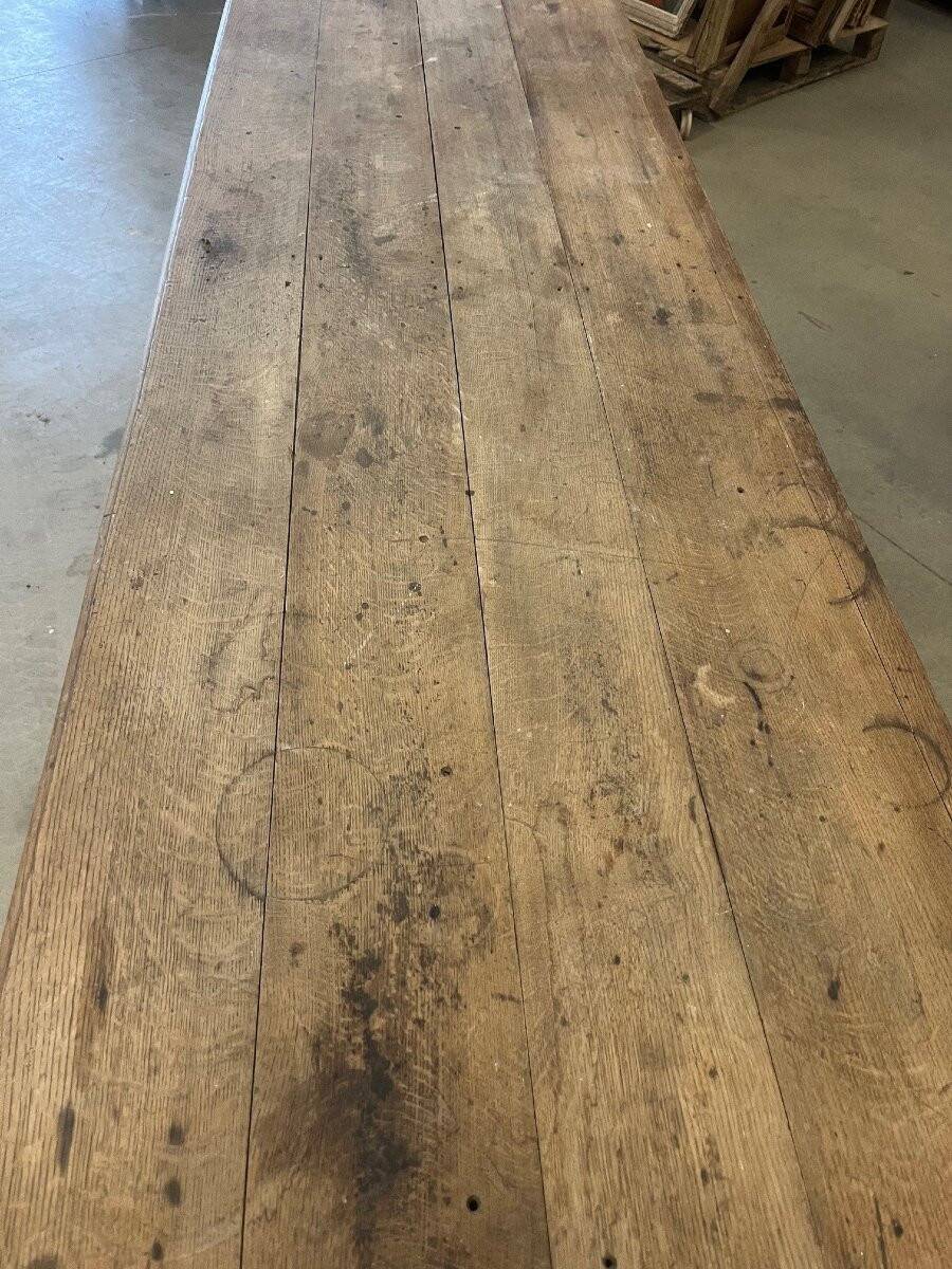 Large oak shop counter